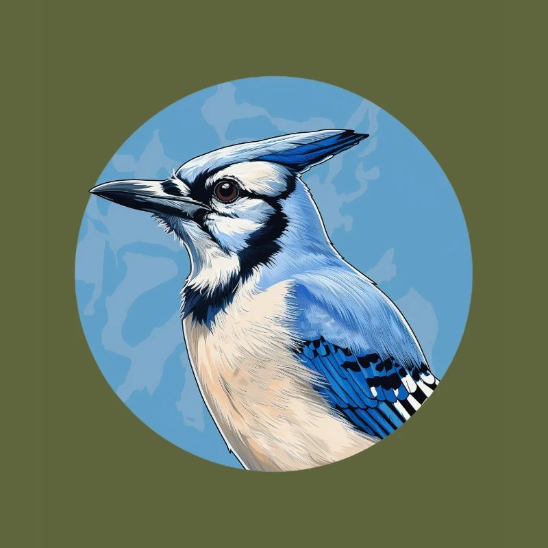 Blue jay bird