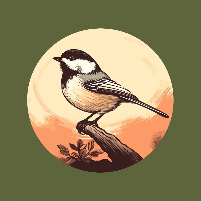 Chickadee bird