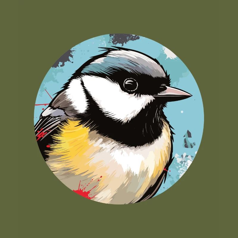 Chickadee bird