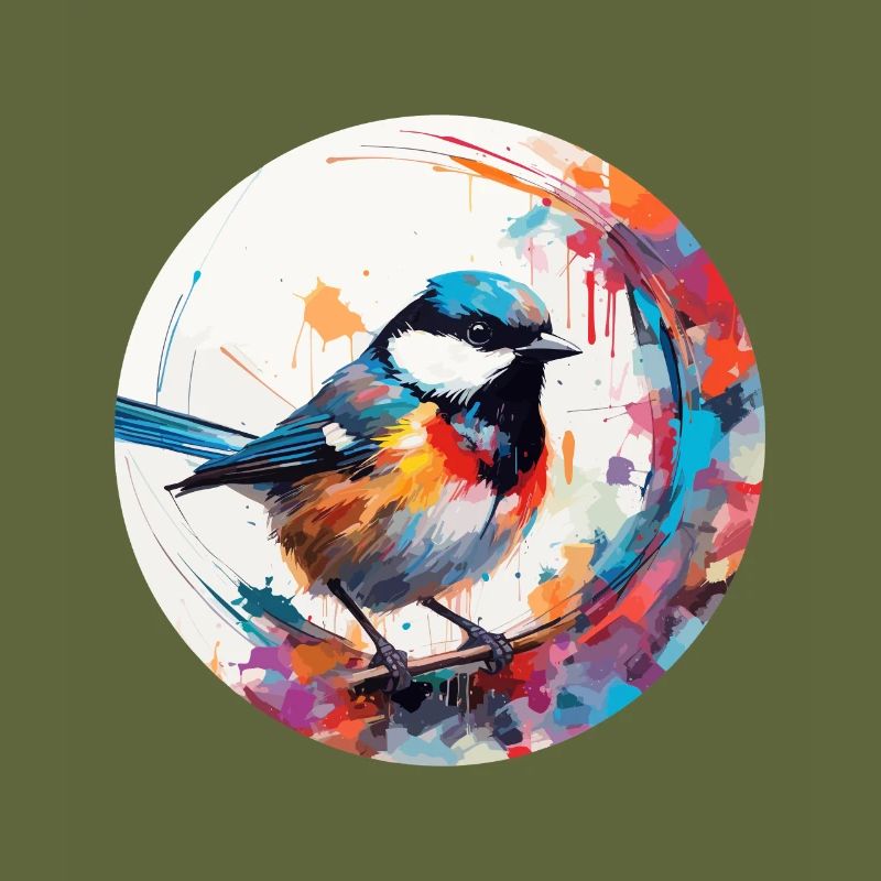 Chickadee bird