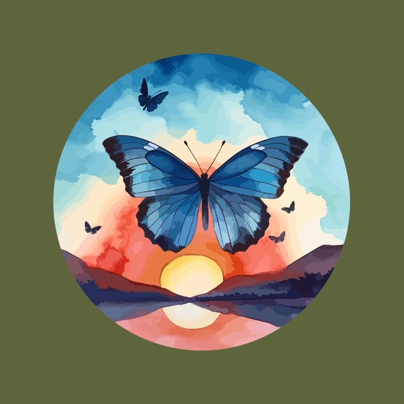 Blue Morpho Butterfly