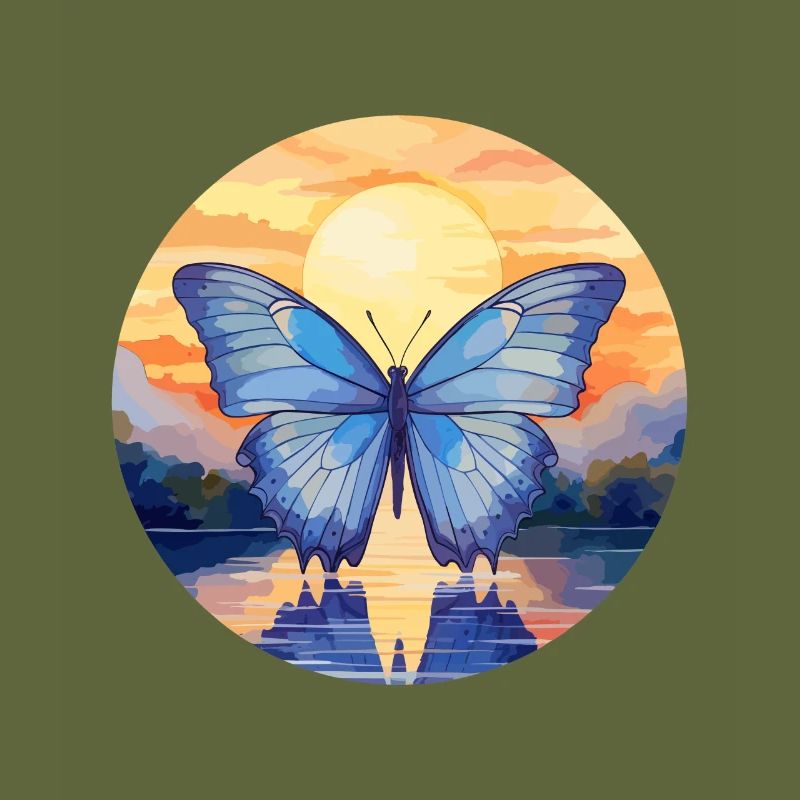 Blue Morpho Butterfly