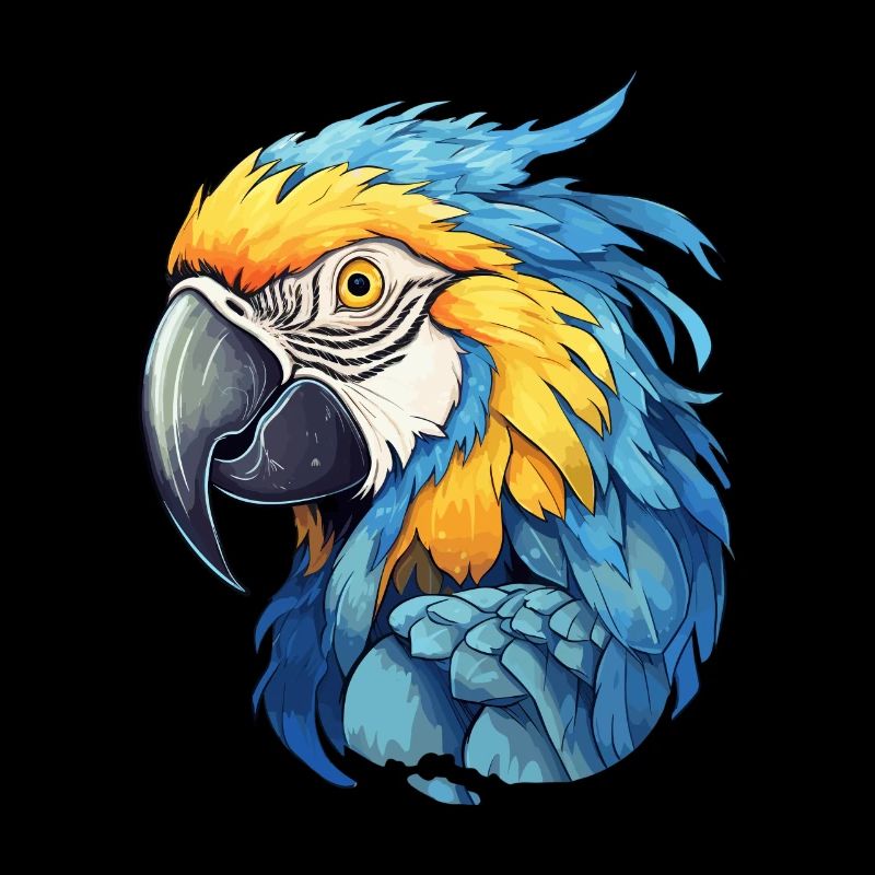 Blue and gold macaw