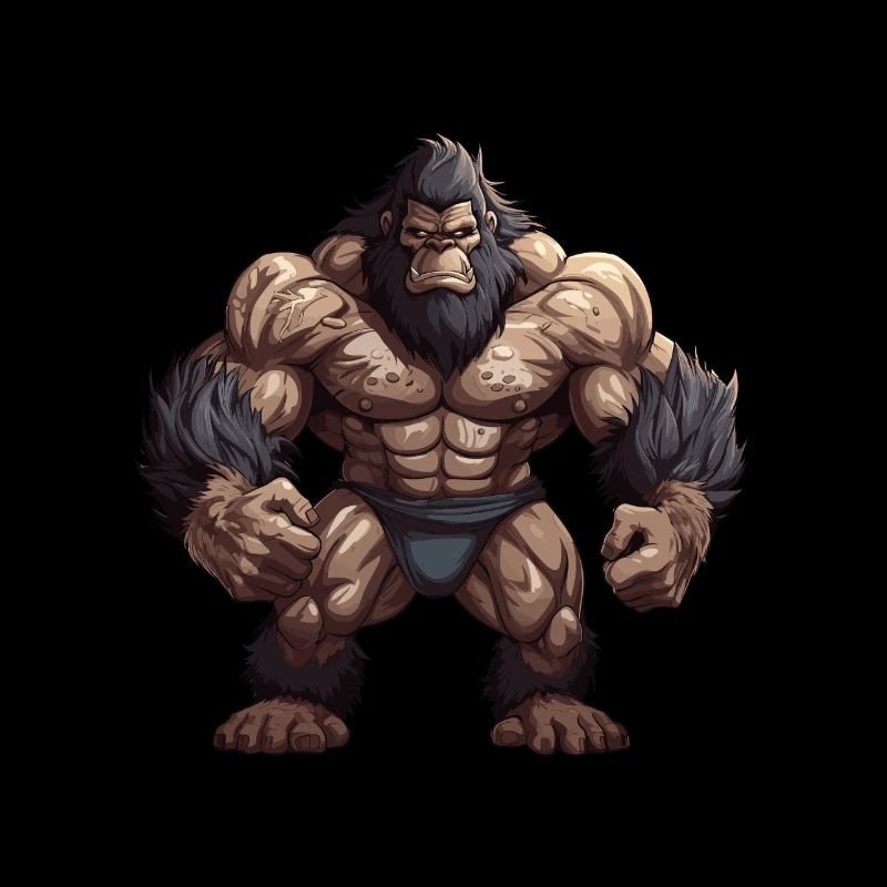 Bodybuilder Gorilla