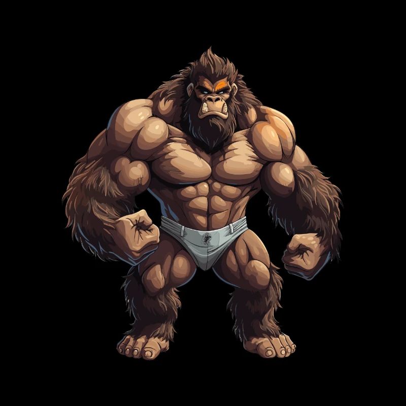 Bodybuilder Gorilla