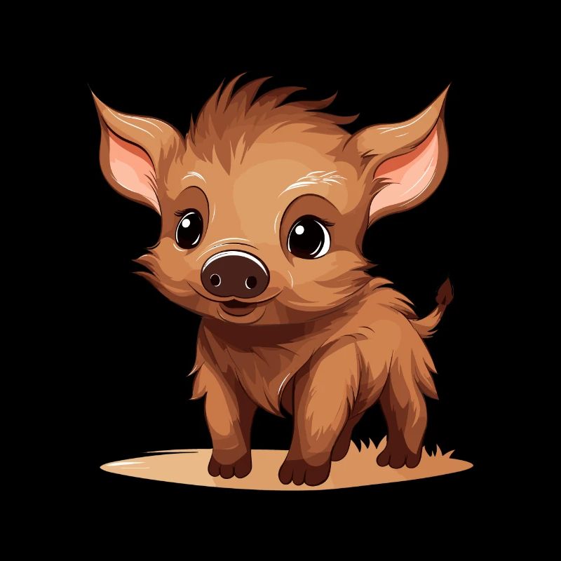 Wild boar baby