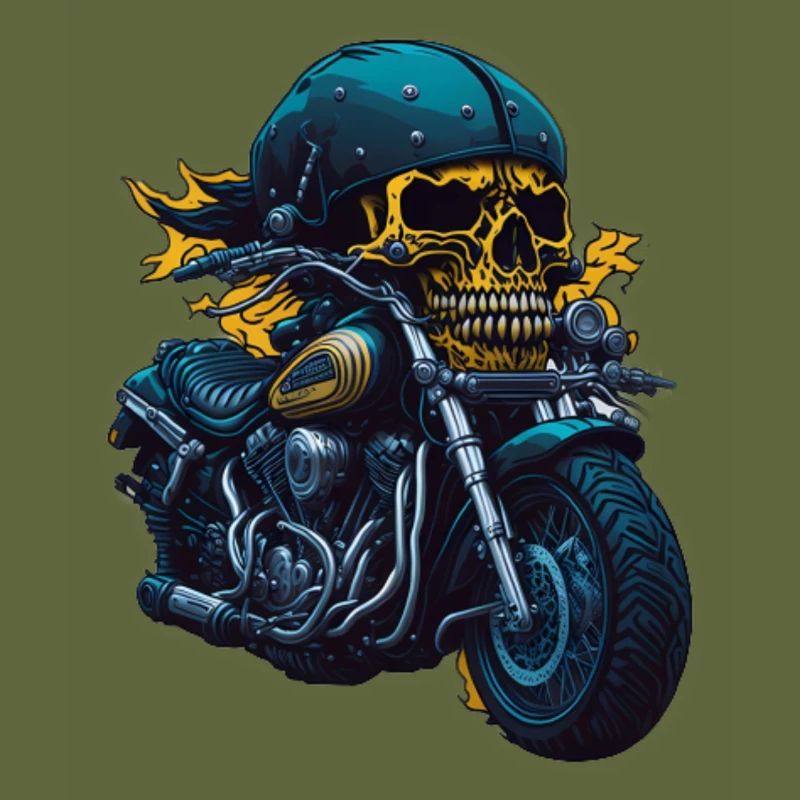 Biker Skull