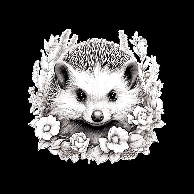 Süßer Vintage Igel