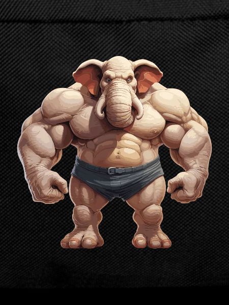 Bodybuilder Eléphant