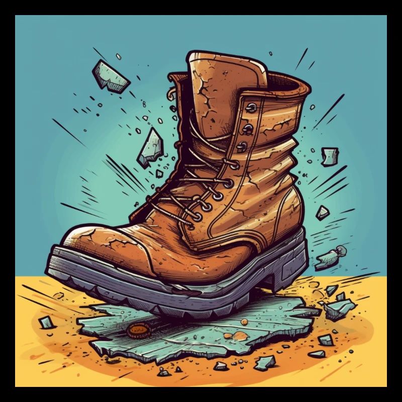 Broken boots
