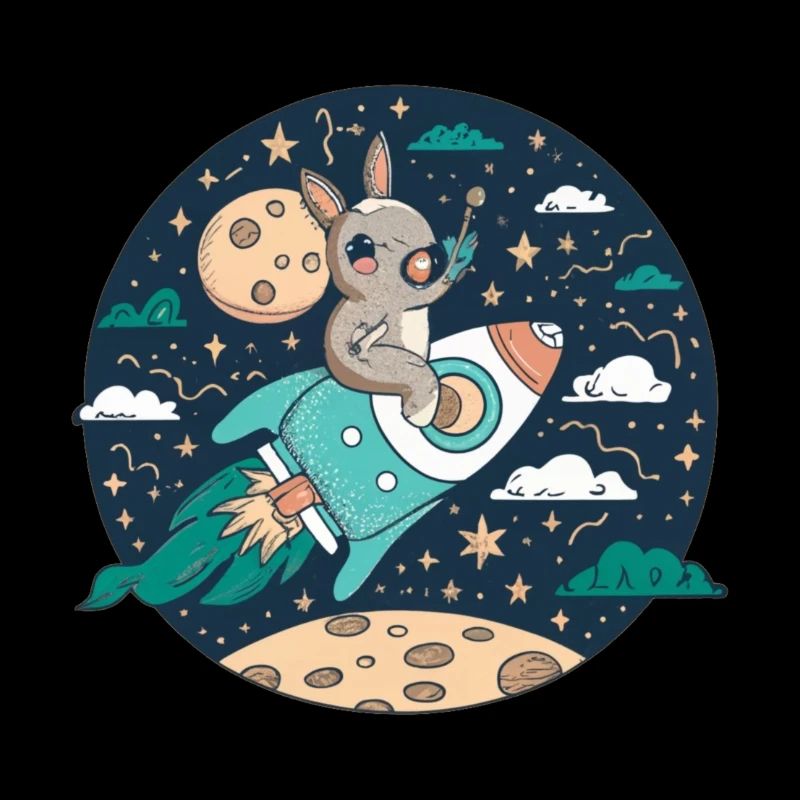 Moonbound Bunny Rocket