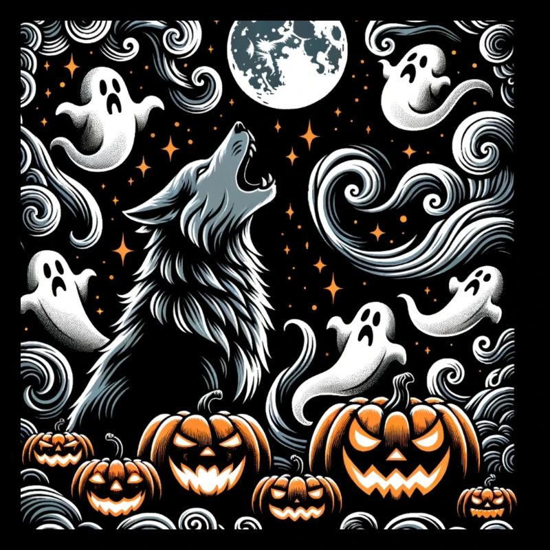 Wolf and Halloween