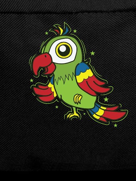 Parrot standing on a bird