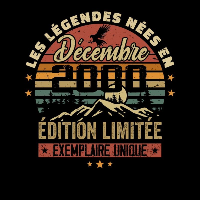 2000 Vintage Cadeau Anniversaire Décembre 2000
