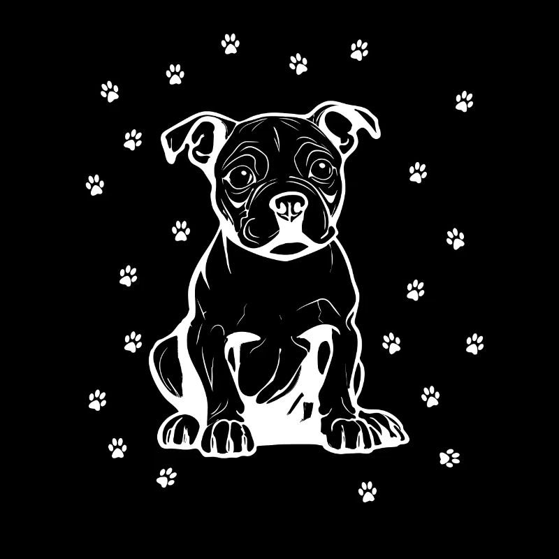 American Pitbull with Small Paws