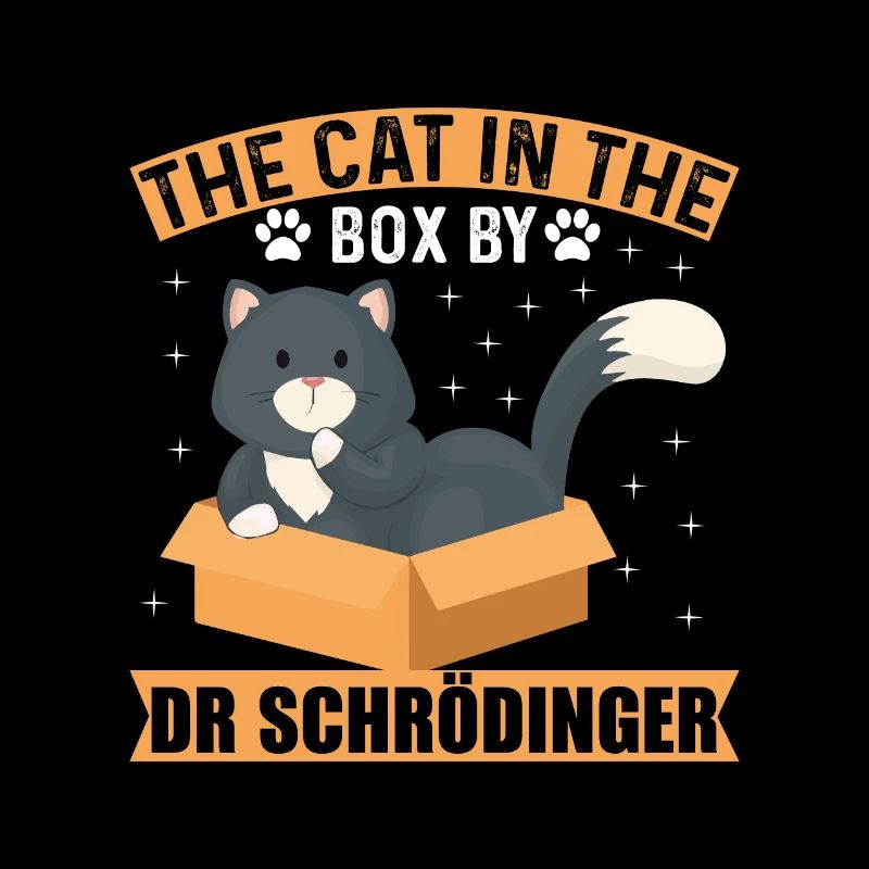 Le chat dans la boîte par le Dr Schrödinger