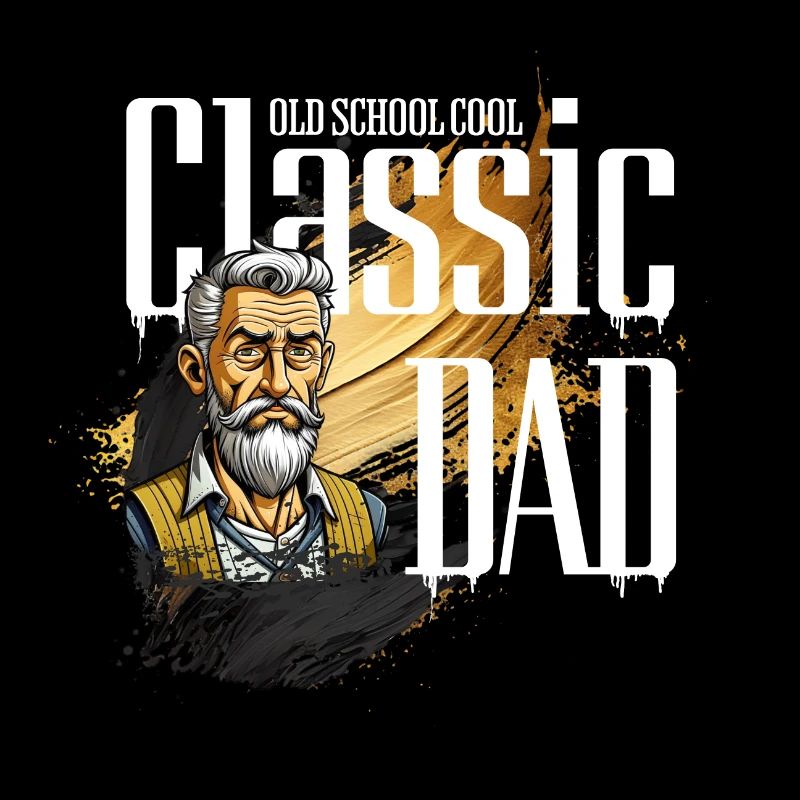 papa classique cool de la vieille école