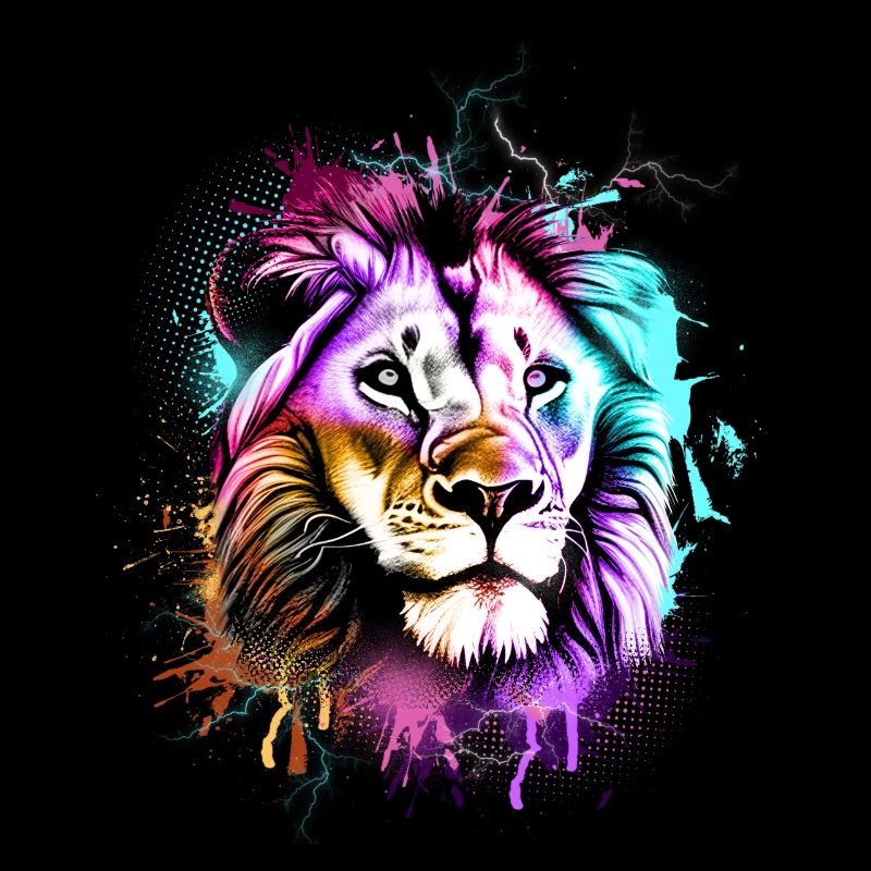 Lion Colorful