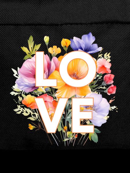 LOVE FLOWER DESIGN, customizable