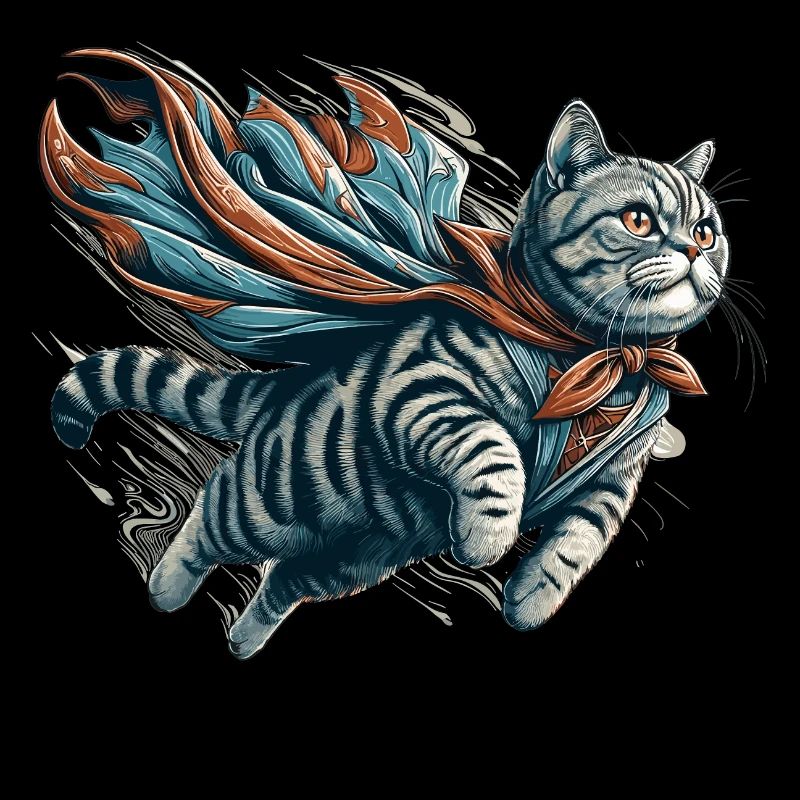 Super Katze Britisch Kurzhaar BKH getigert