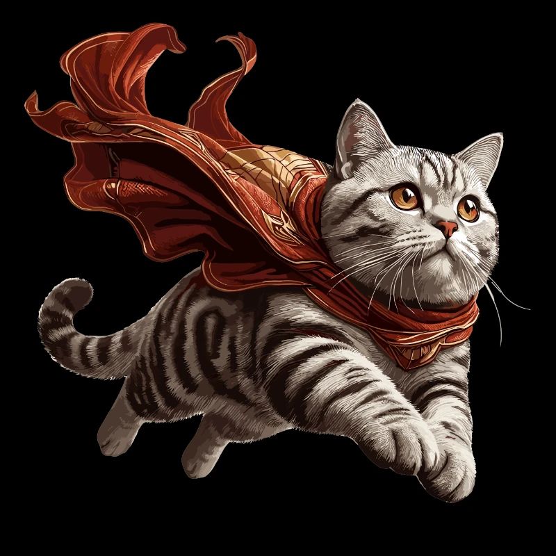 Super Katze Britisch Kurzhaar BKH getigert