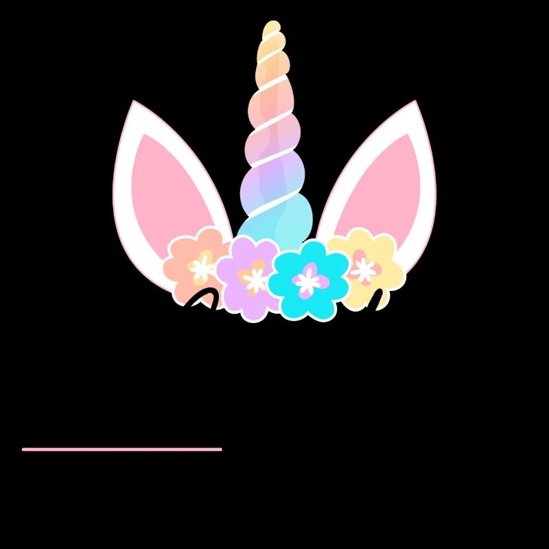 Future mariée avec couronne de licorne