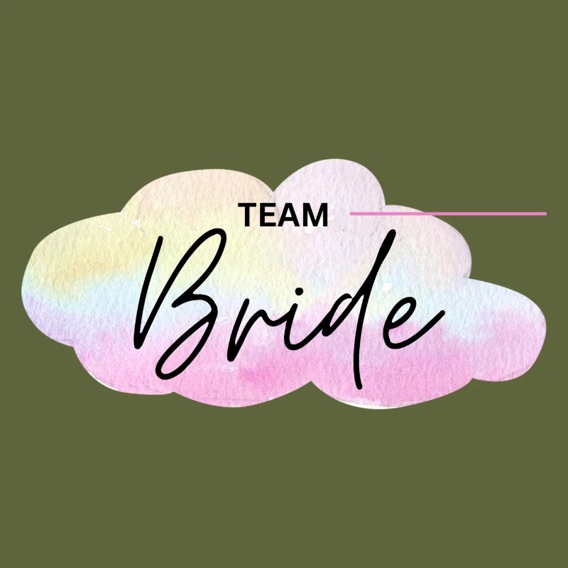 Team Bride - Rainbow Cloud