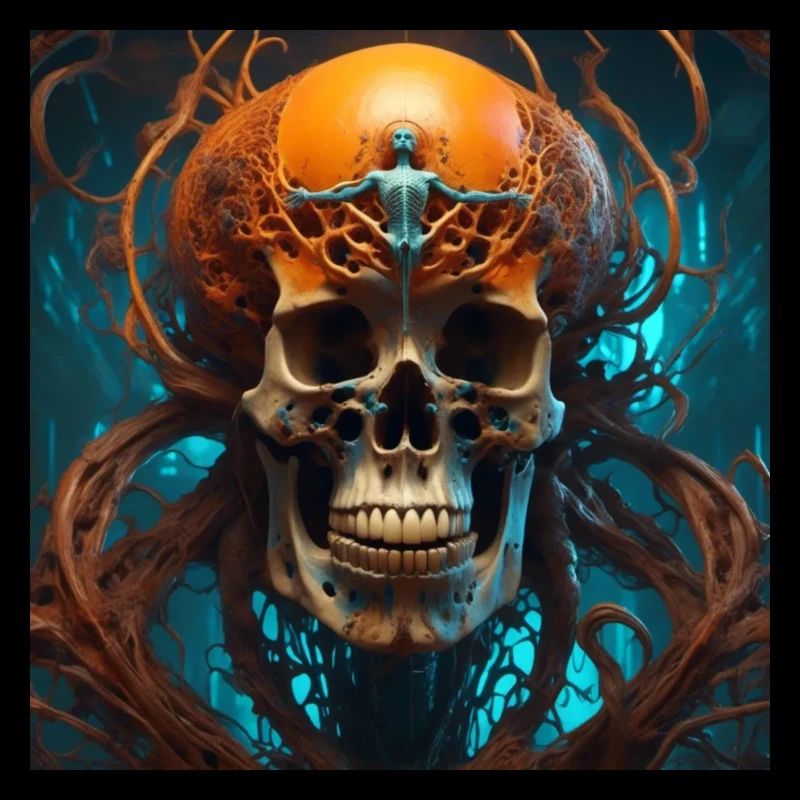 Crâne sans pitié - Découvrez des designs sombres