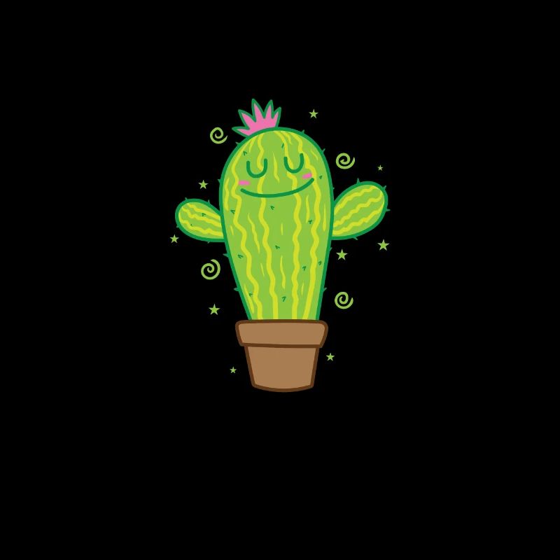 Cactus plant rejoices