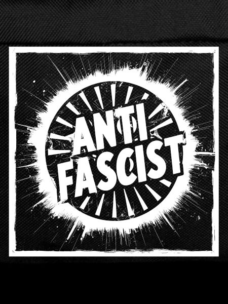 ANTIFASCIST Kreis Stern