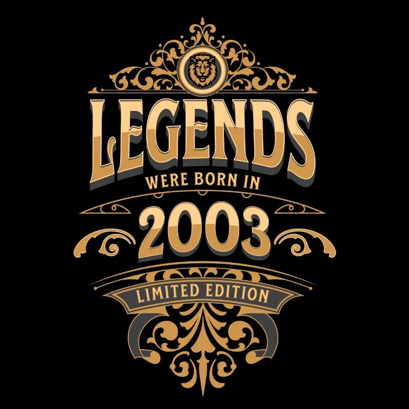 2003 Légende Anniversaire 2003 Année de naissance