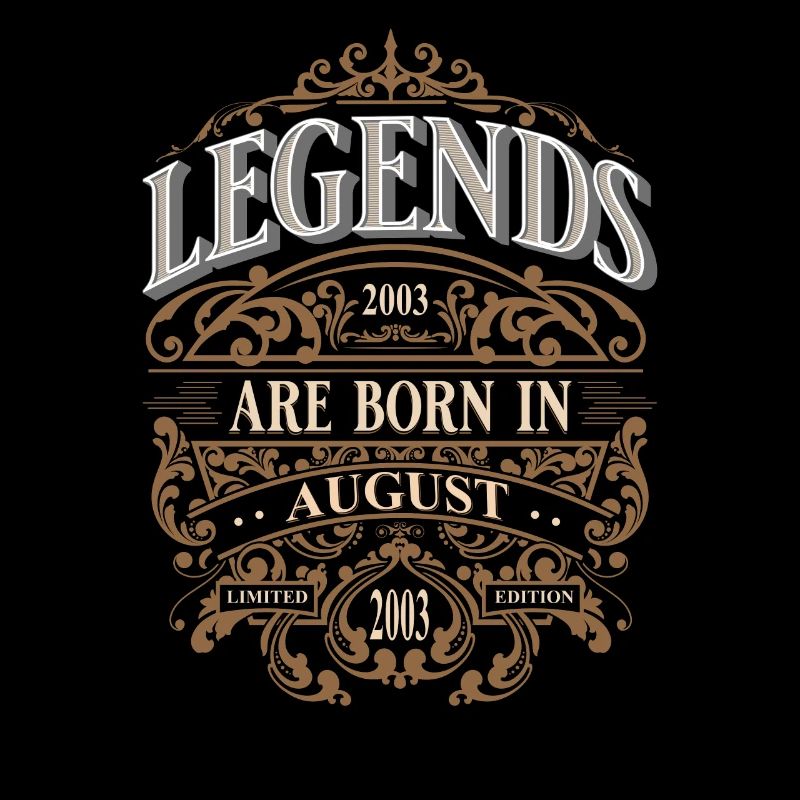 2003 Août Né Anniversaire Année de naissance