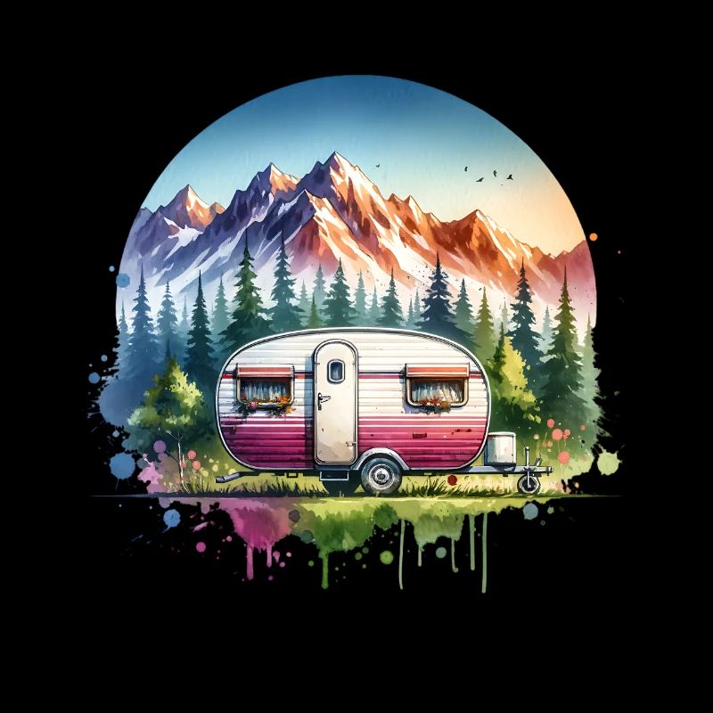 Camping camping-car caravane