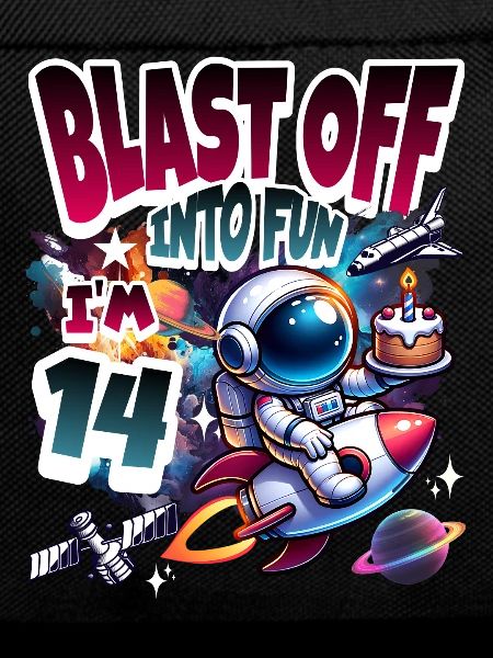 Astronaut 14th Birthday Space