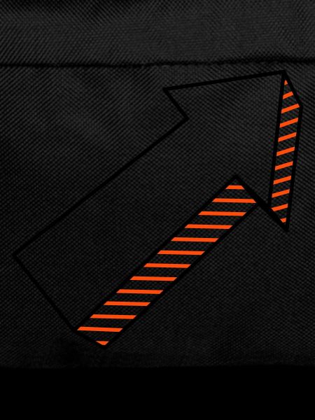 Arrow in 3D two-tone