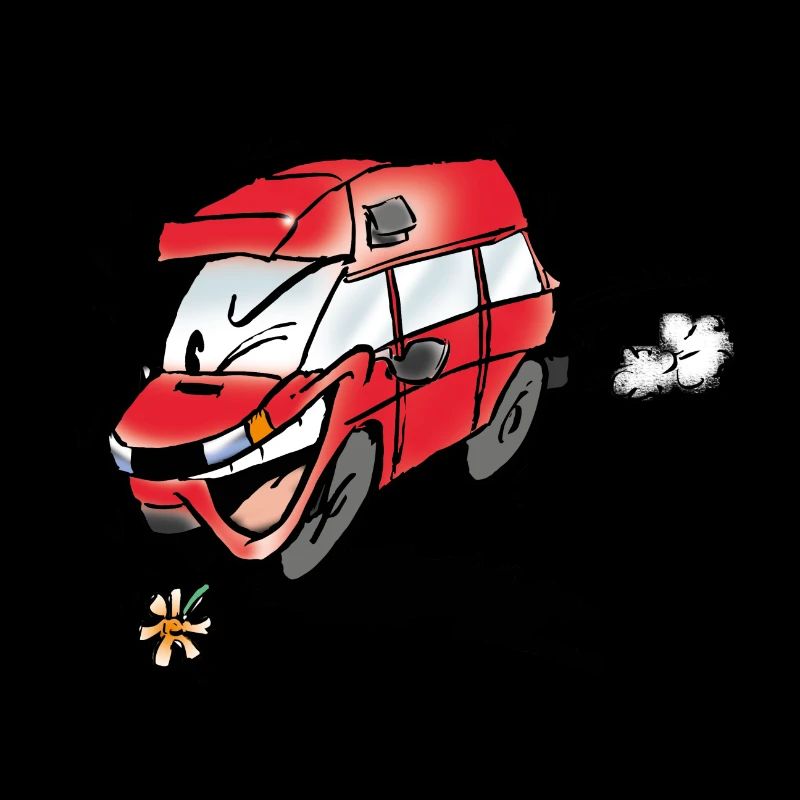 Humorous van
