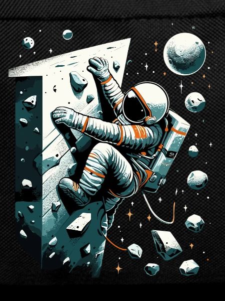 Bouldering Astronaut Spaceman Gift