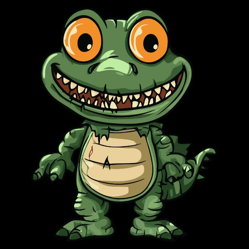 Alligator Halloween Zombie