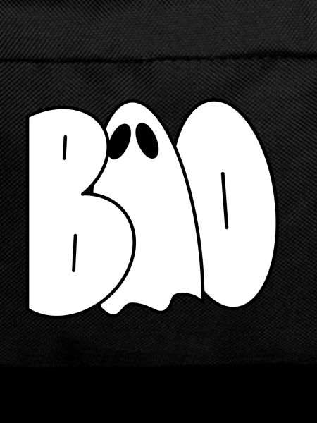 BOO Ghost Lettering