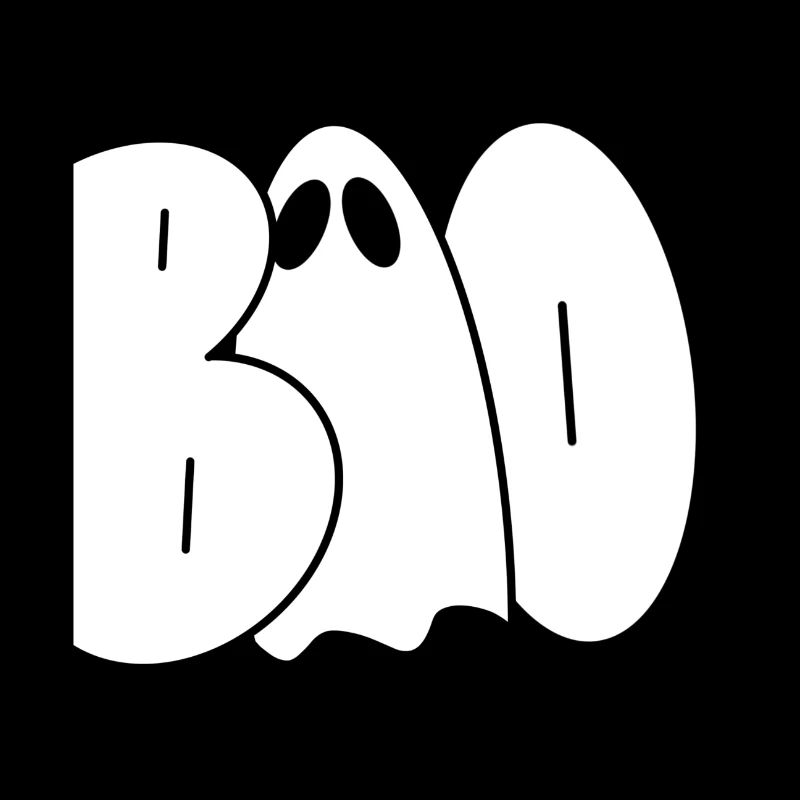 BOO Ghost Lettrage