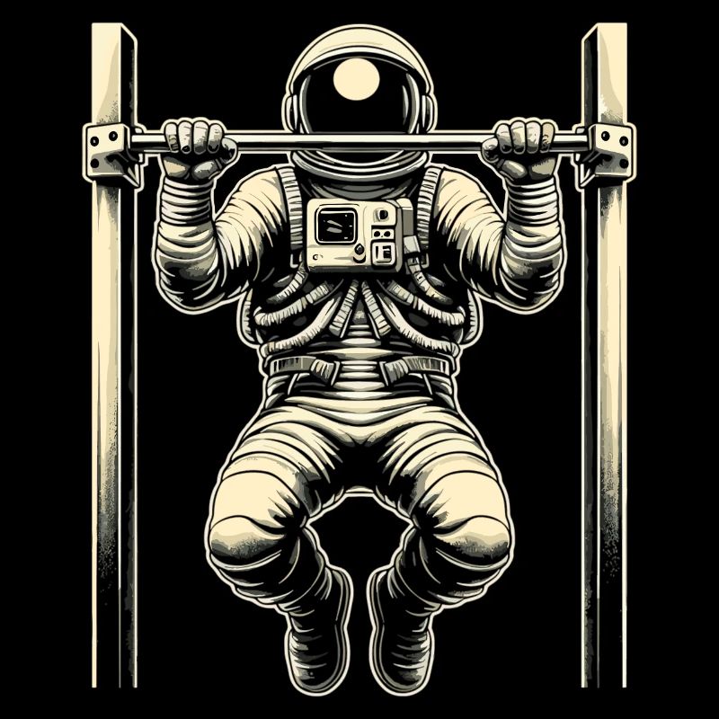 Calisthenics Astronaut Pull-ups Gift