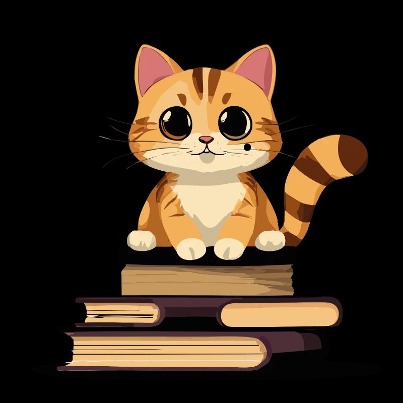 Bücherkatze