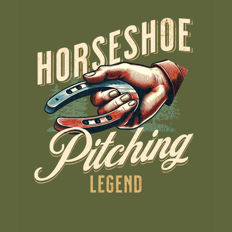 Horseshoe Throwing Horseshoe Pitching