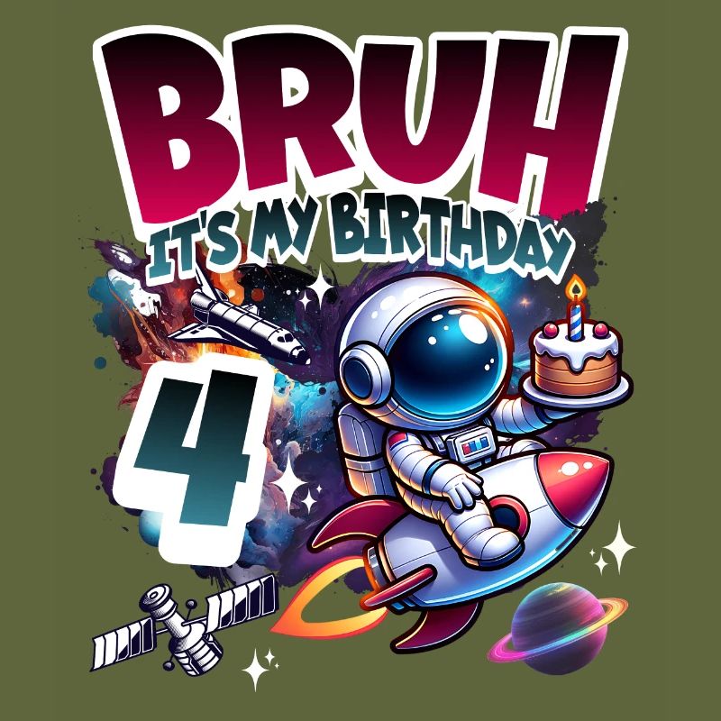 Astronaute 4e anniversaire Espace