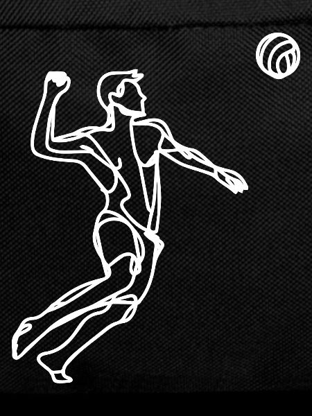 Beach Volleyball Sketch