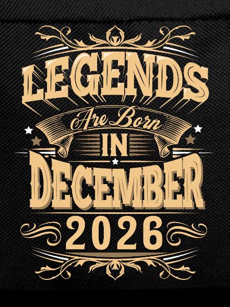 December 2026 Birthday Legend