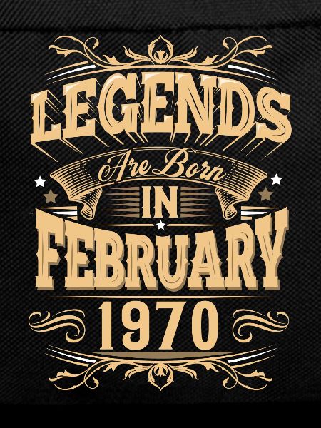 February 1970's Birthday Legend