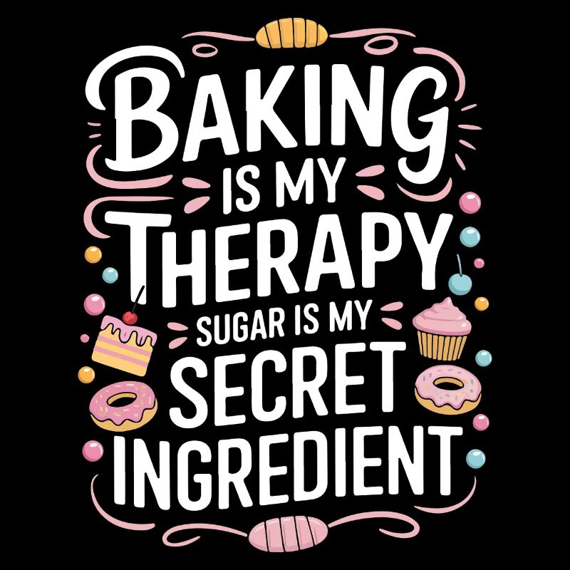 Baking is my therapy; sugar is my secret ingredien
