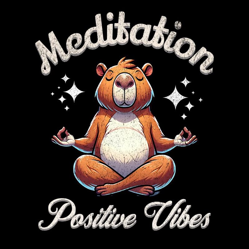 Capybara Meditation Yoga
