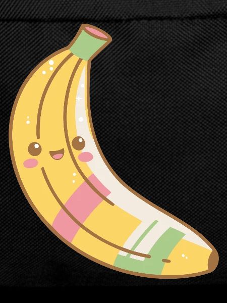 Kawaii Banana Pastel Smile